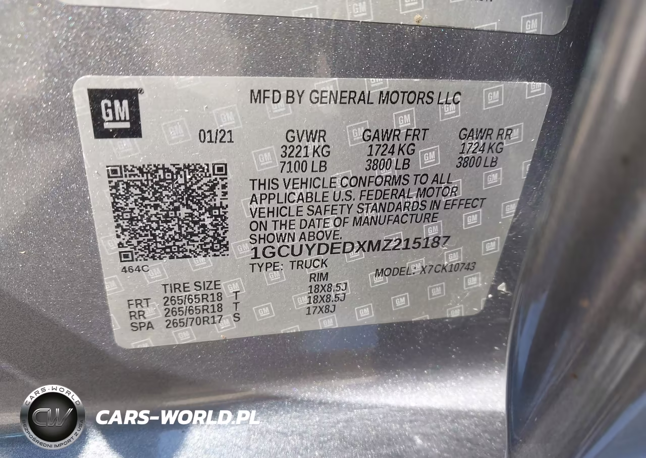 2021 Chevrolet Silverado 1500 4Wd Standard Bed Lt VIN:1GCUYDEDXMZ215187 - 9