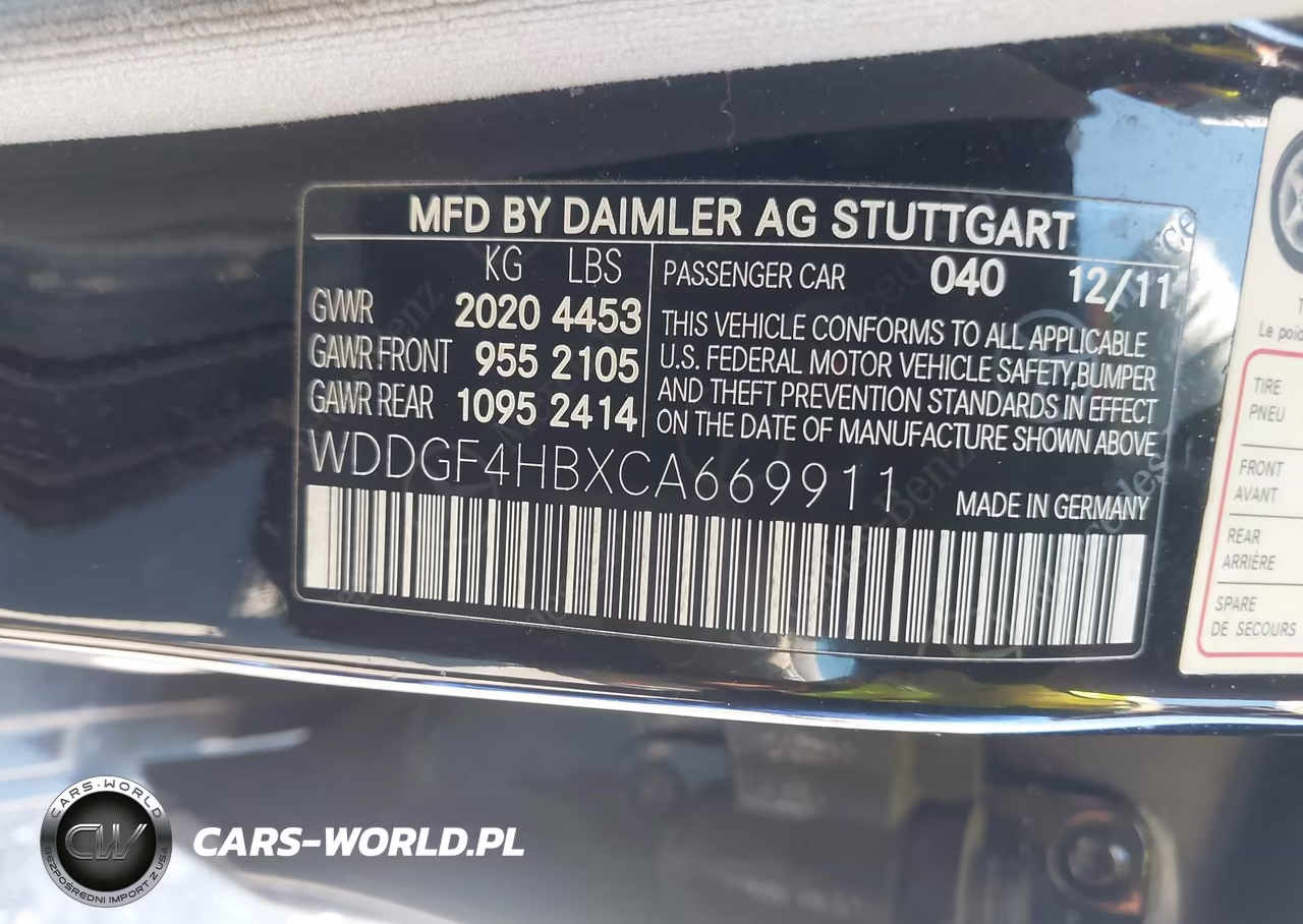2012 Mercedes-Benz C 250 Sport VIN:WDDGF4HBXCA669911 - 9