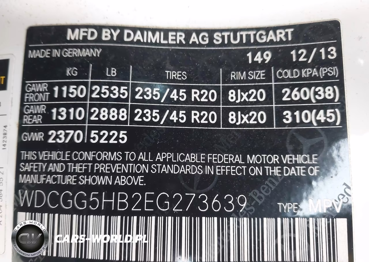 2014 Mercedes-Benz Glk 350 VIN:WDCGG5HB2EG273639 - 9