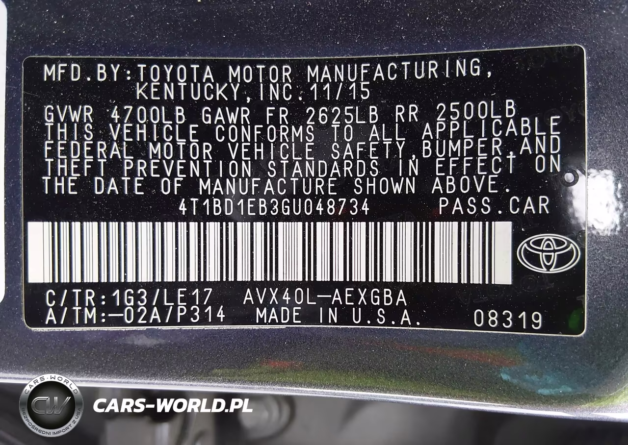 2016 Toyota Avalon Hybrid Xle Premium VIN:4T1BD1EB3GU048734 - 9