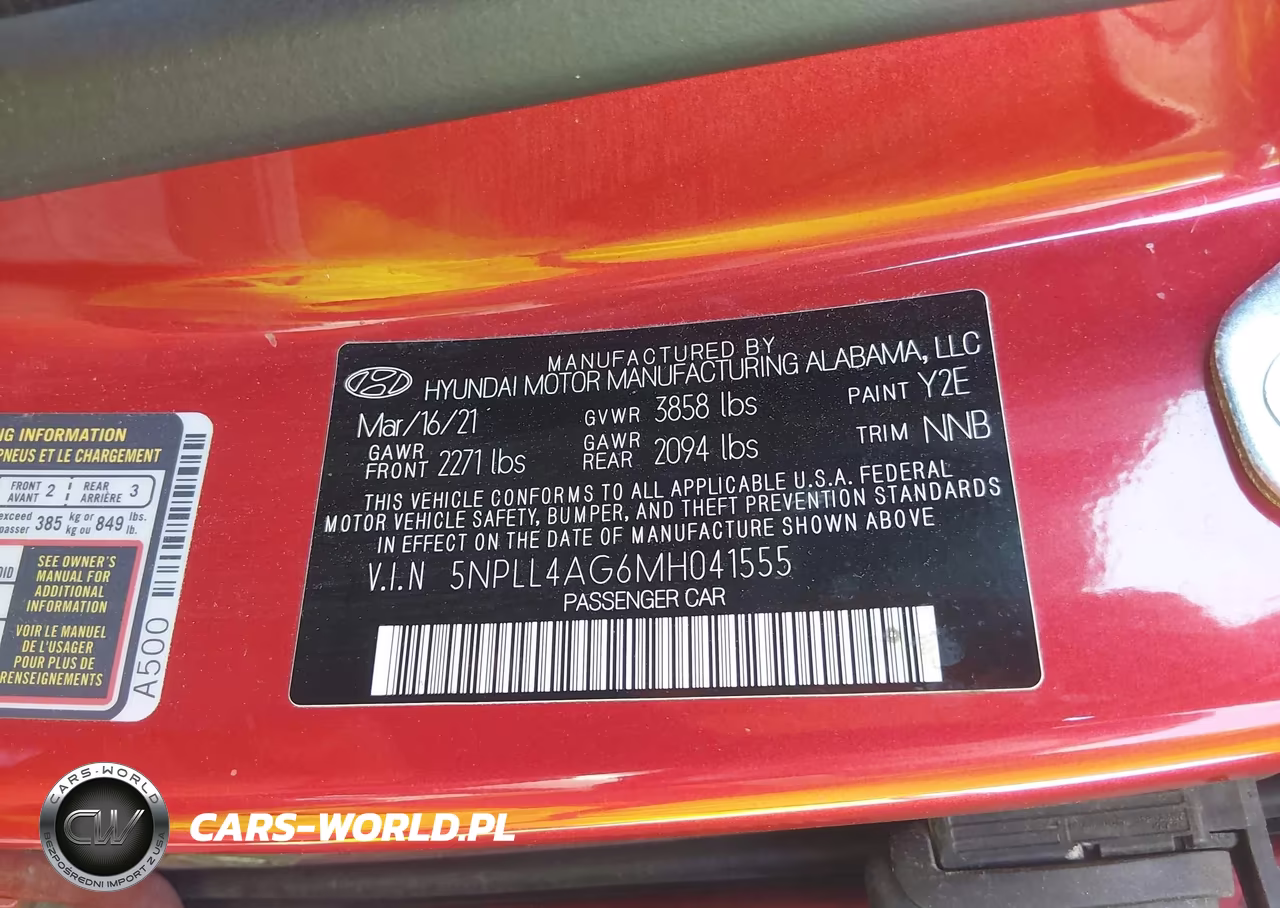 2021 Hyundai Elantra Se VIN:5NPLL4AG6MH041555 - 9