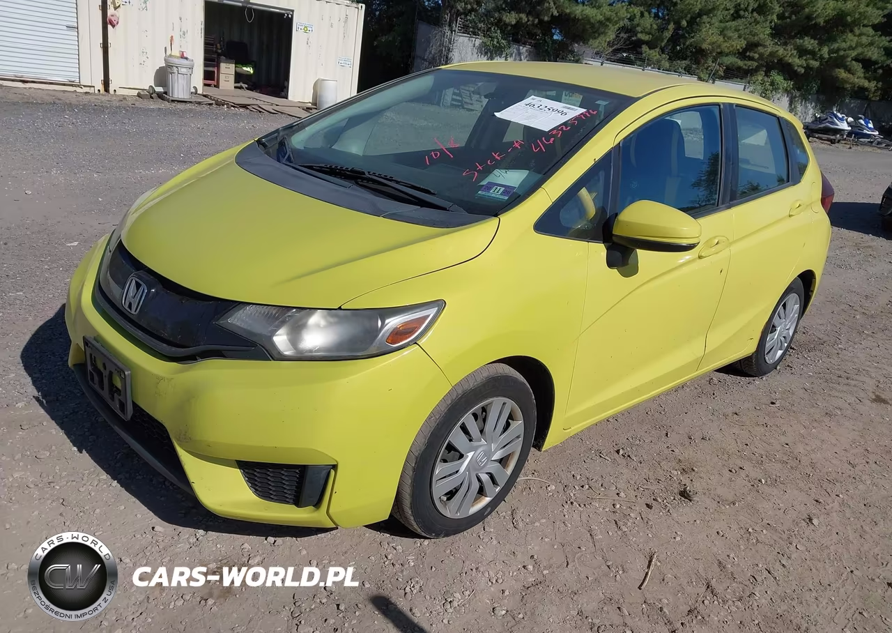 2016 Honda Fit Lx VIN:JHMGK5H54GX002338 - 2