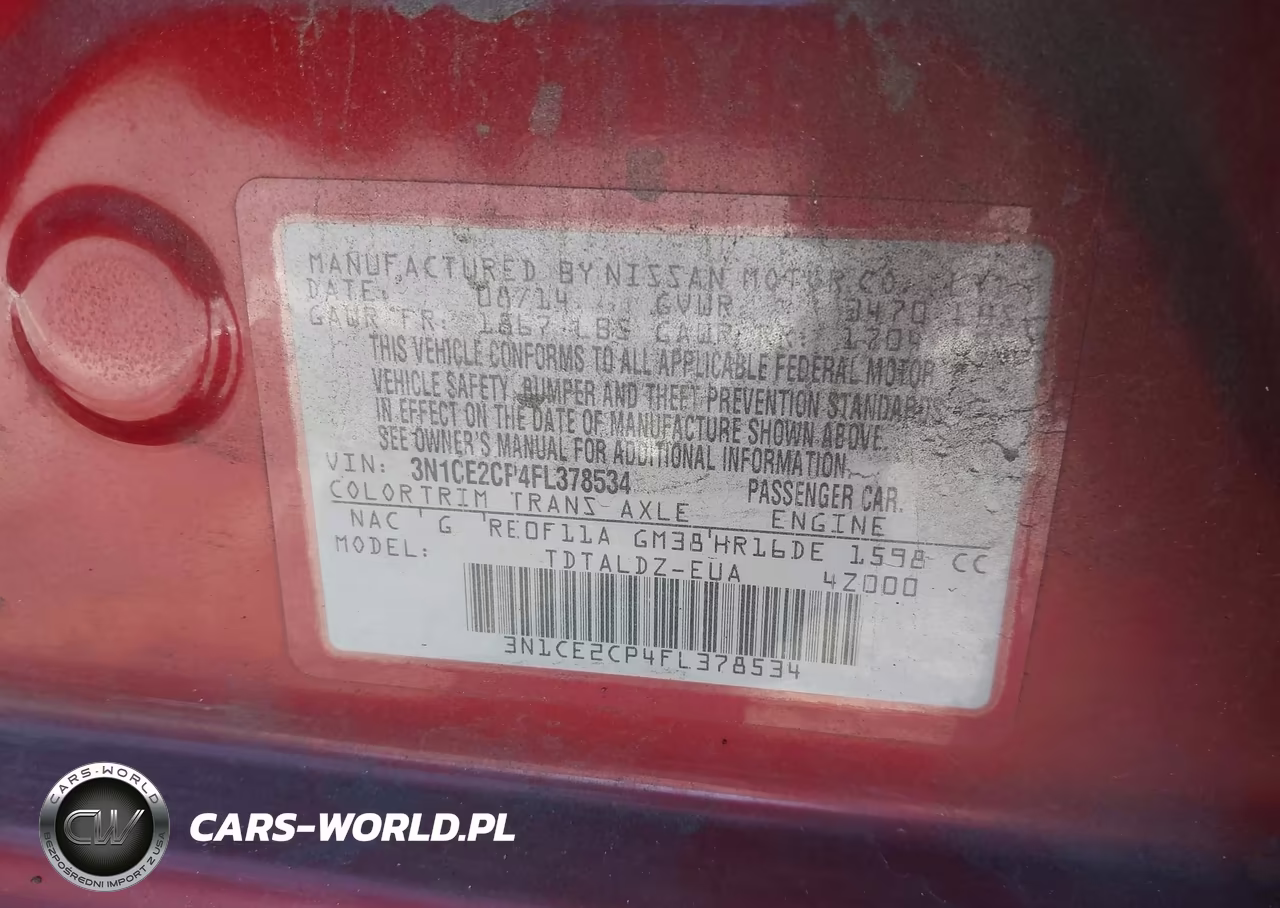 2015 Nissan Versa Note S (Sr)-S Plus-Sl-Sr-Sv VIN:3N1CE2CP4FL378534 - 9