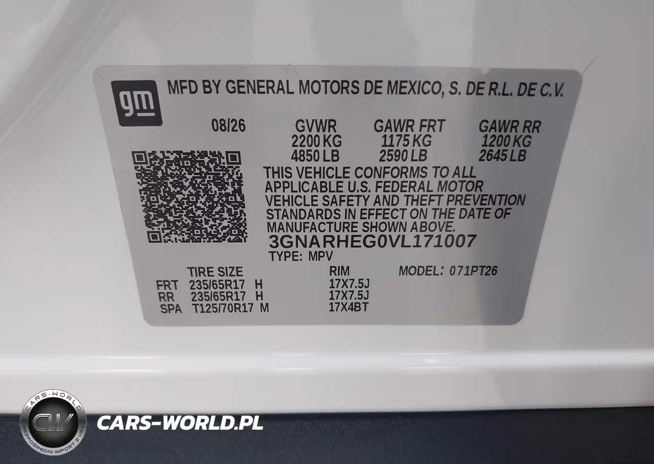 2027 Chevrolet Equinox VIN:3GNARHEG0VL171007 - 9