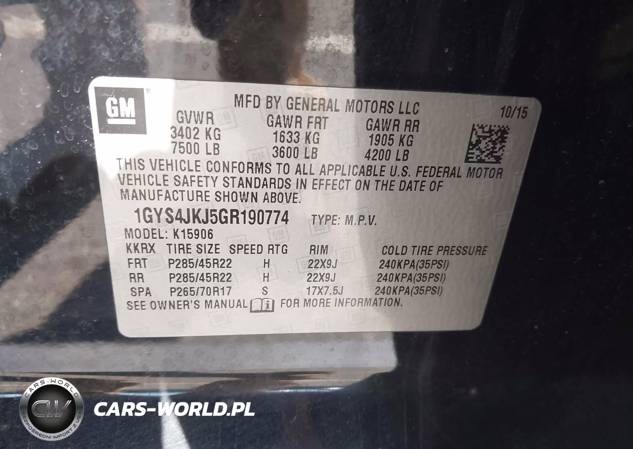 2016 Cadillac Escalade Esv Premium VIN:1GYS4JKJ5GR190774 - 9