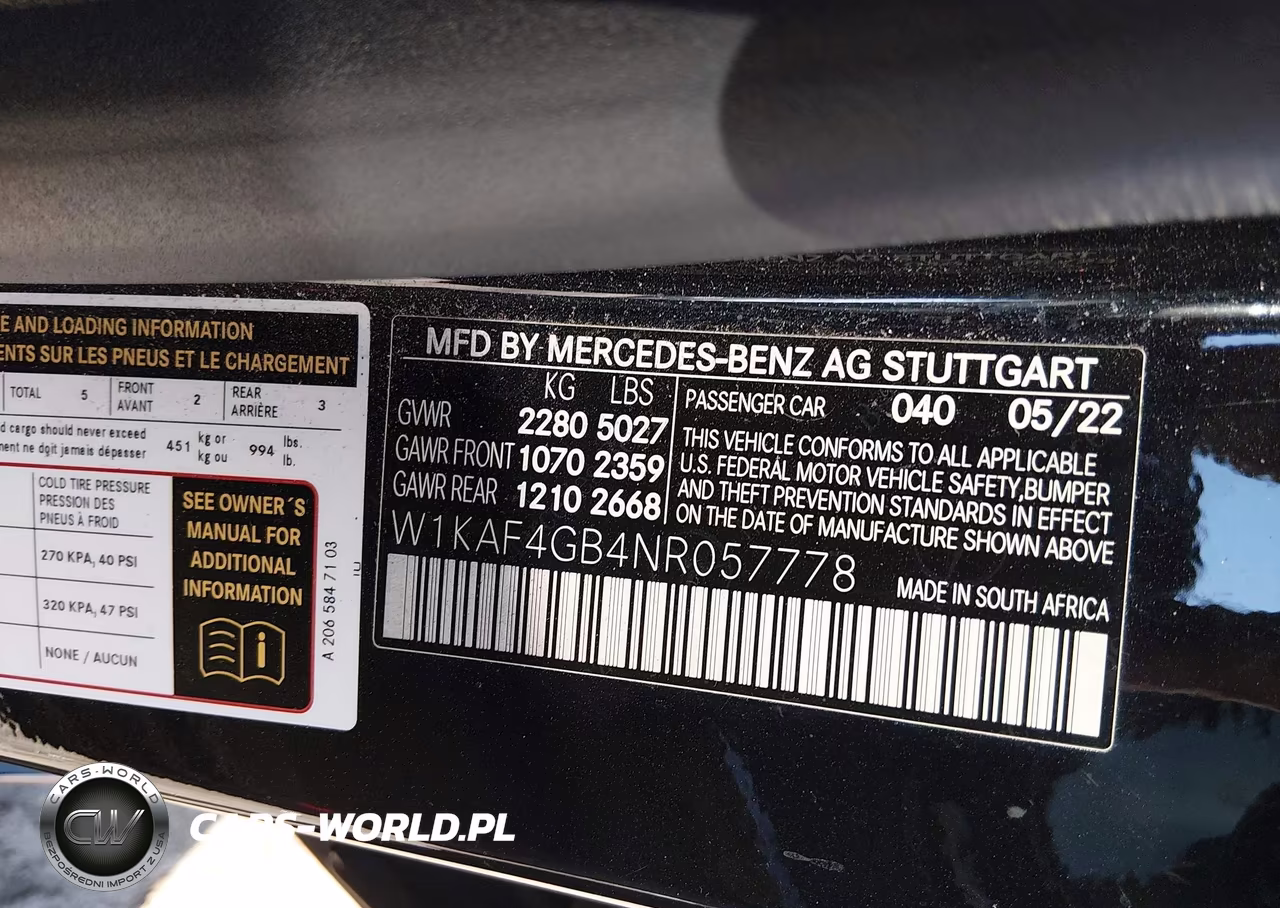 2022 Mercedes-Benz C 300 Sedan VIN:W1KAF4GB4NR057778 - 9