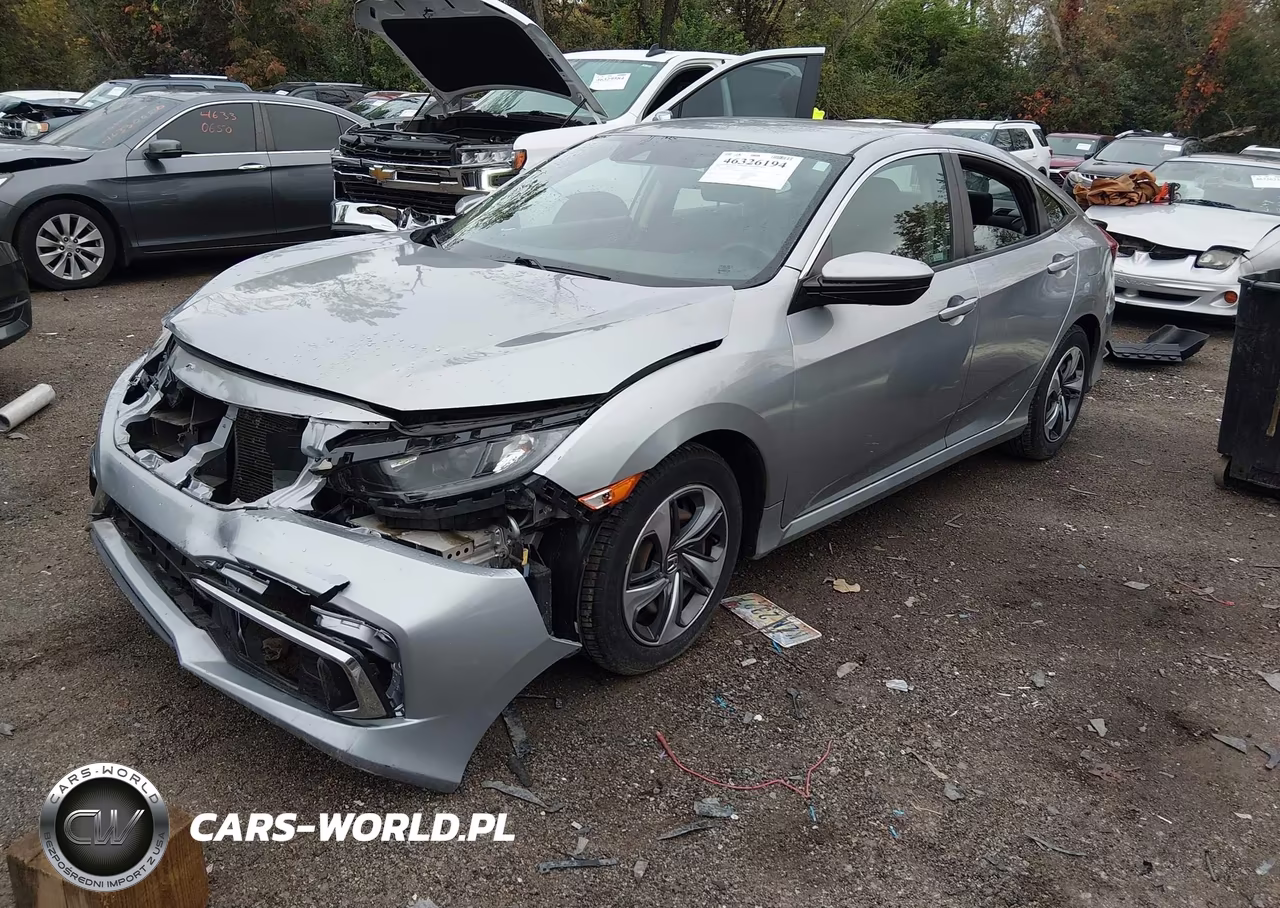 2019 Honda Civic Lx VIN:2HGFC2F68KH516325 - 2