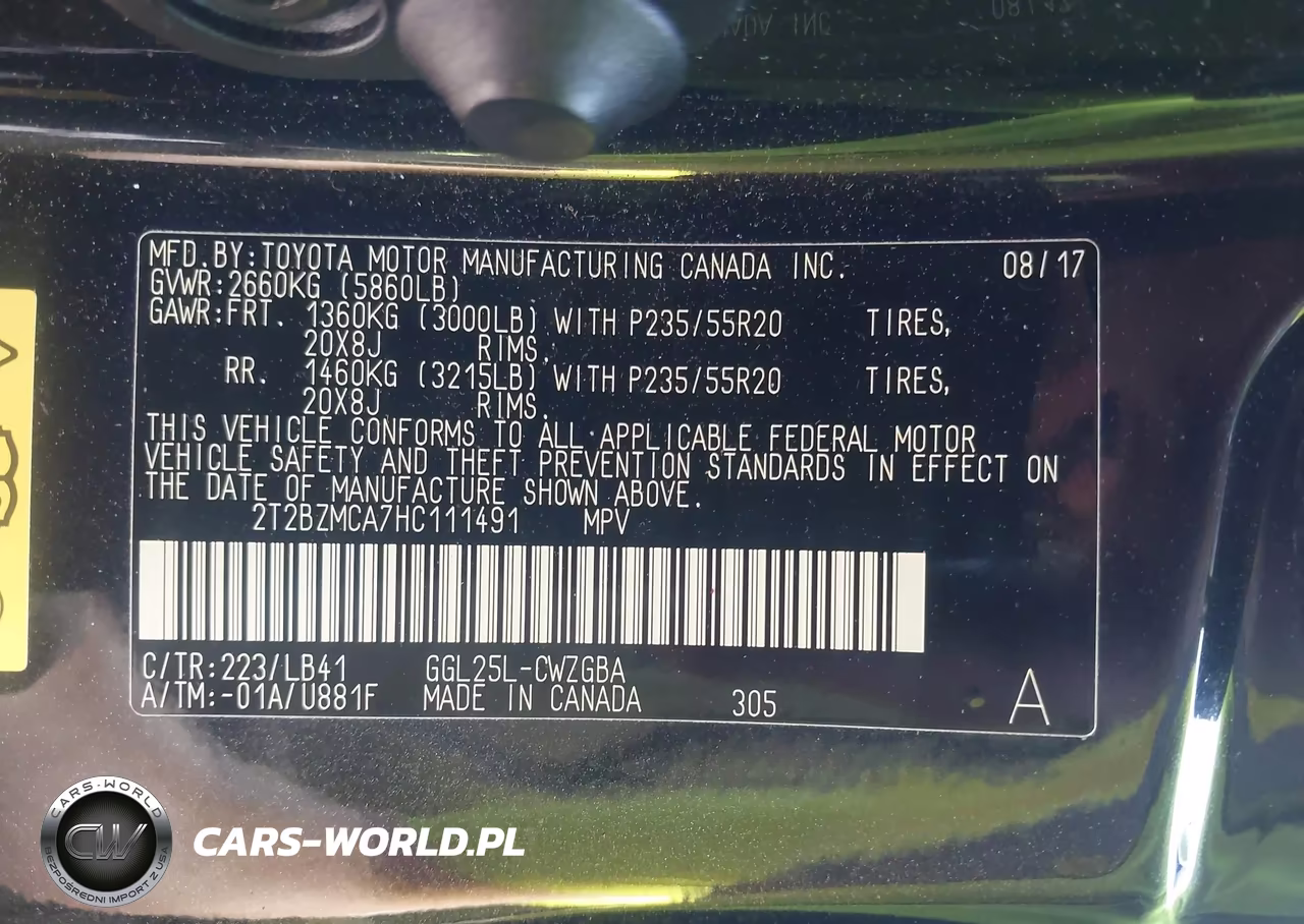 2017 Lexus Rx 350 VIN:2T2BZMCA7HC111491 - 9