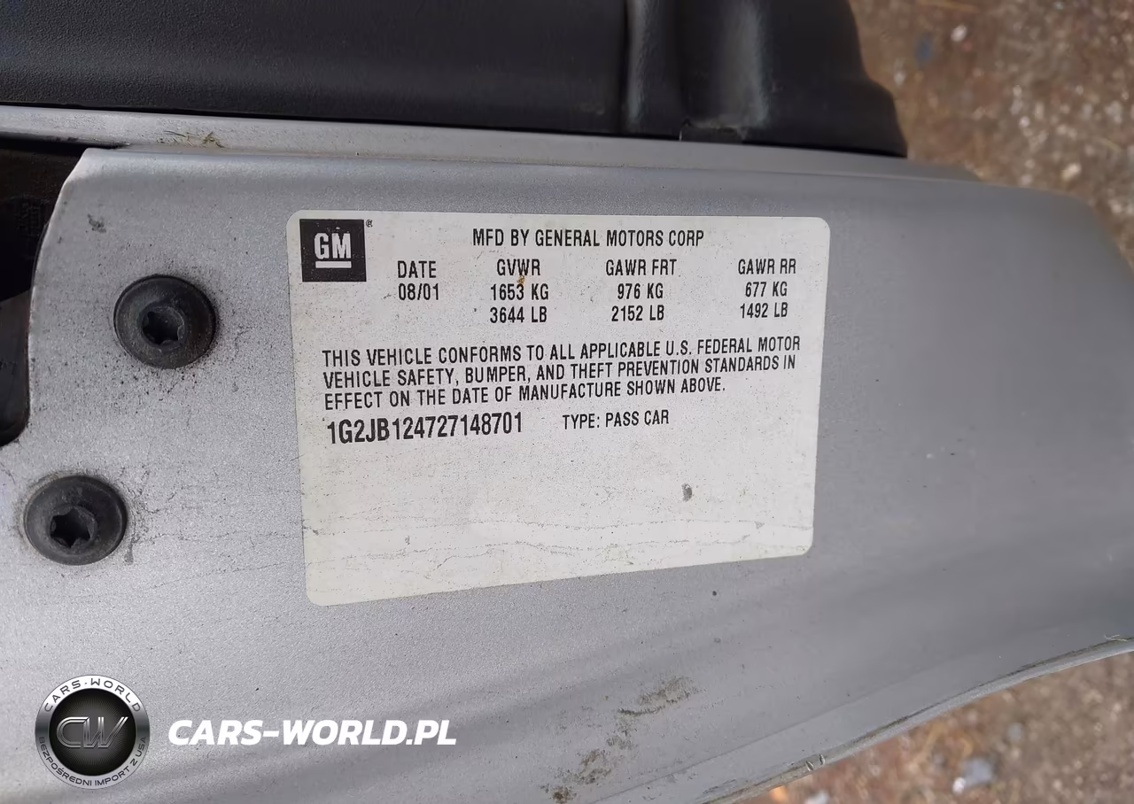 2002 Pontiac Sunfire Se VIN:1G2JB124727148701 - 9