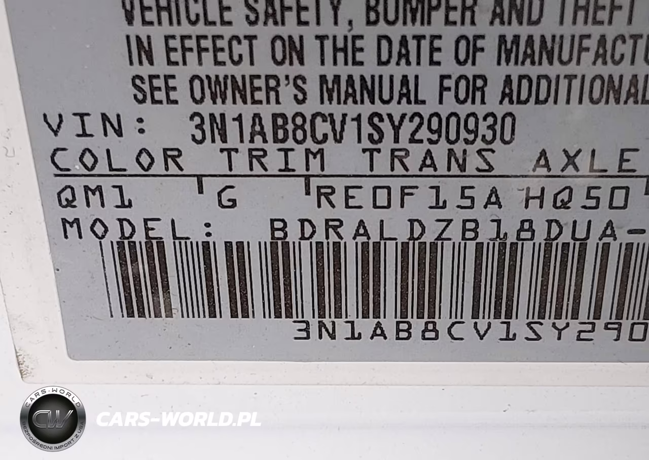 2025 Nissan Sentra Sv VIN:3N1AB8CV1SY290930 - 9
