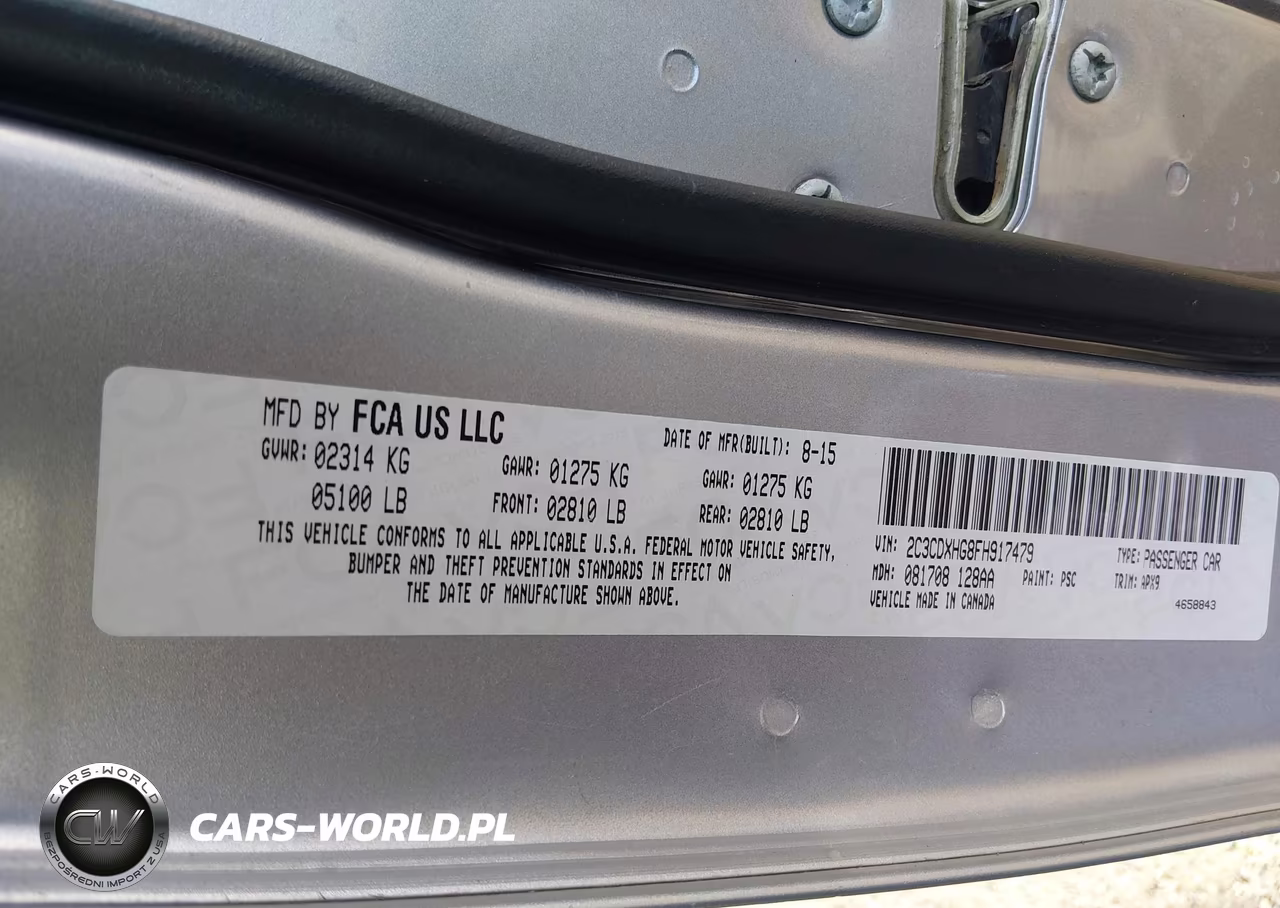 2015 Dodge Charger Sxt VIN:2C3CDXHG8FH917479 - 9