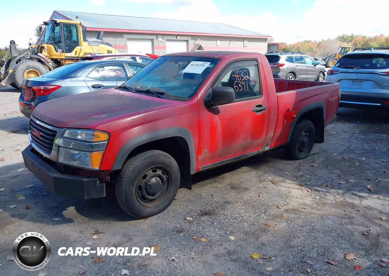 2007 GMC Canyon Work Truck VIN:1GTCS149078126196 - 2