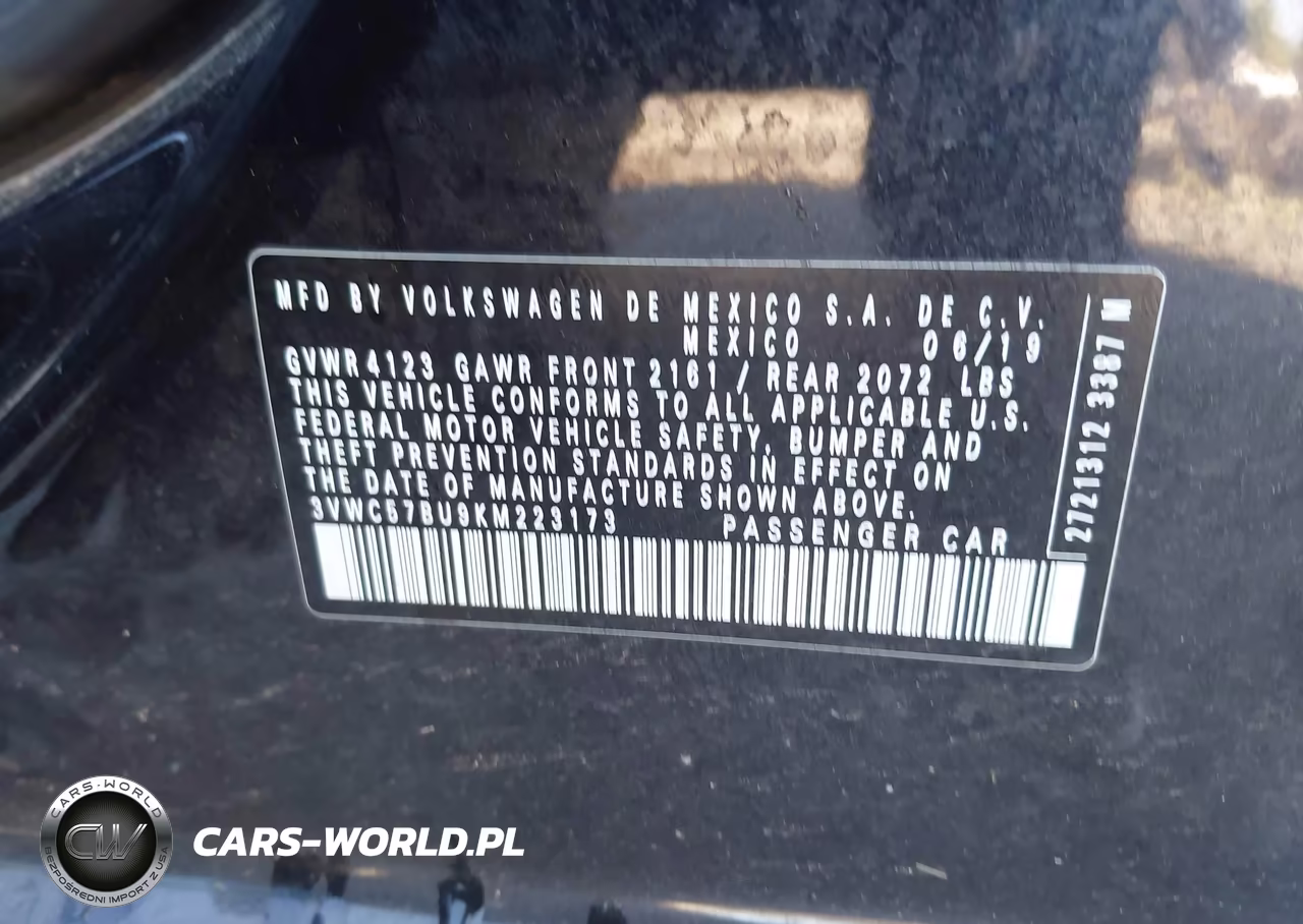 2019 Volkswagen Jetta 1.4T R-Line-1.4T S-1.4T Se VIN:3VWC57BU9KM223173 - 9