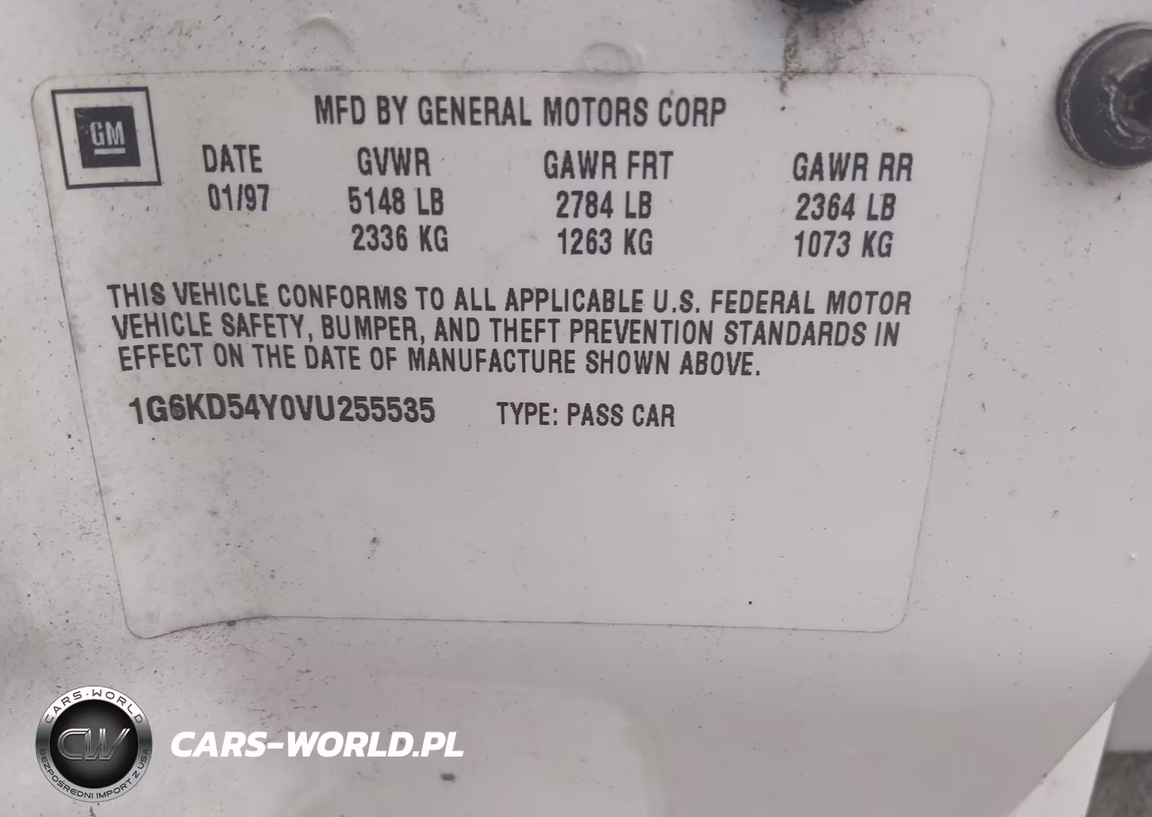 1997 Cadillac Deville Standard VIN:1G6KD54Y0VU255535 - 9