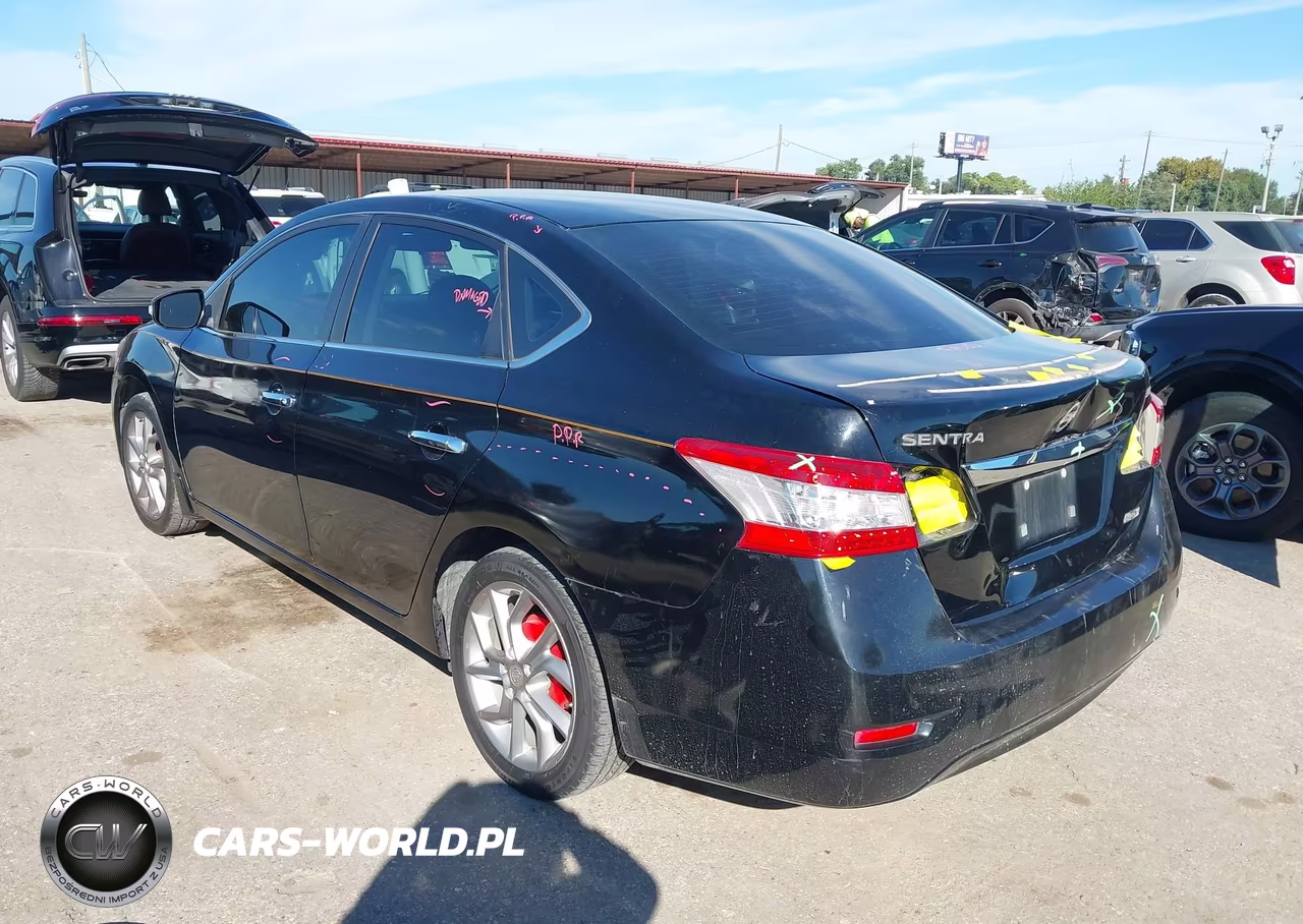 2013 Nissan Sentra Sv VIN:3N1AB7AP4DL725261 - 3