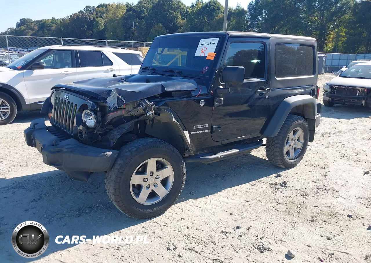 2012 Jeep Wrangler Sport VIN:1C4AJWAG5CL253835 - 2