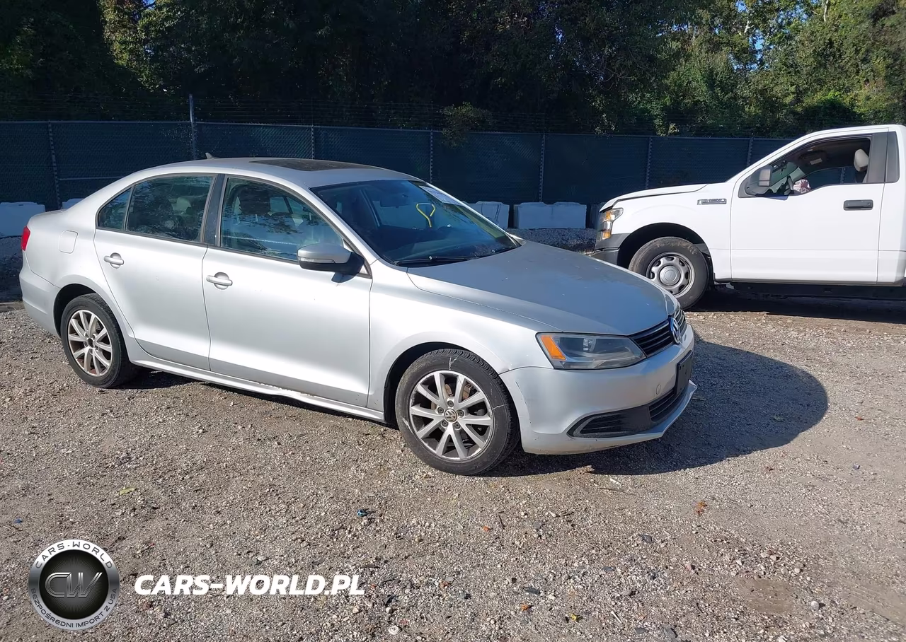 2012 Volkswagen Jetta 2.5L Se VIN:3VWDP7AJ5CM470715 - 1