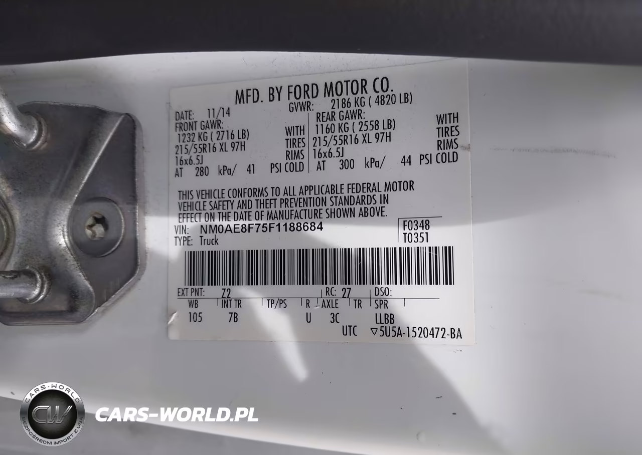 2015 Ford Transit Connect Xlt VIN:NM0AE8F75F1188684 - 9