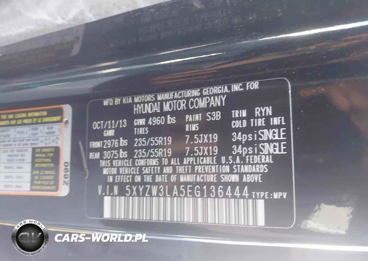2014 Hyundai Santa Fe Sport 2.0L Turbo VIN:5XYZW3LA5EG136444 - 9