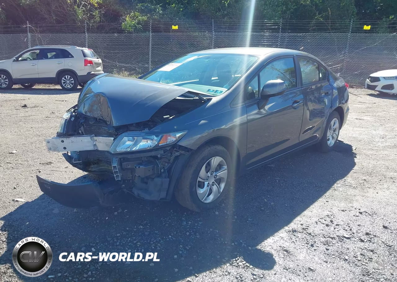 2013 Honda Civic Lx VIN:2HGFB2F53DH599840 - 2
