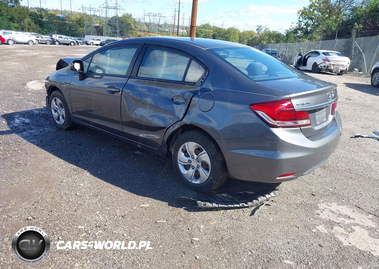 2013 Honda Civic Lx VIN:2HGFB2F53DH599840 - 3
