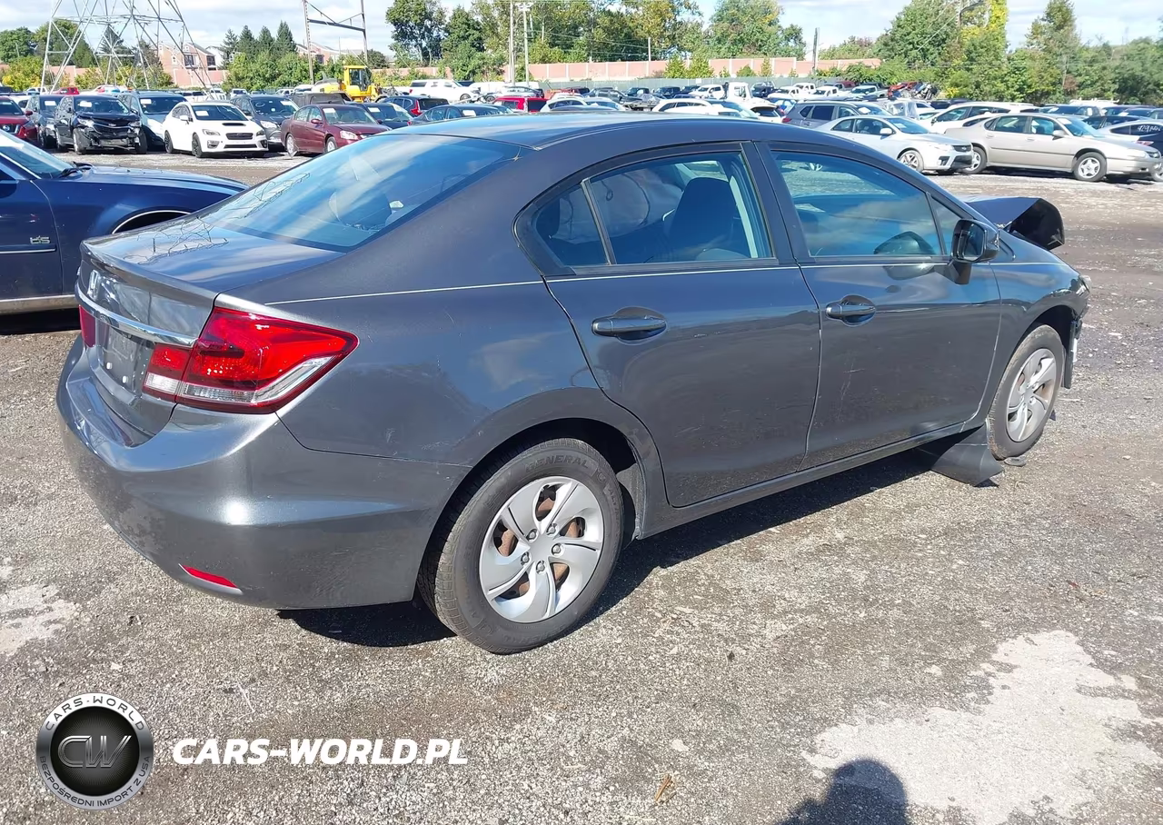 2013 Honda Civic Lx VIN:2HGFB2F53DH599840 - 4