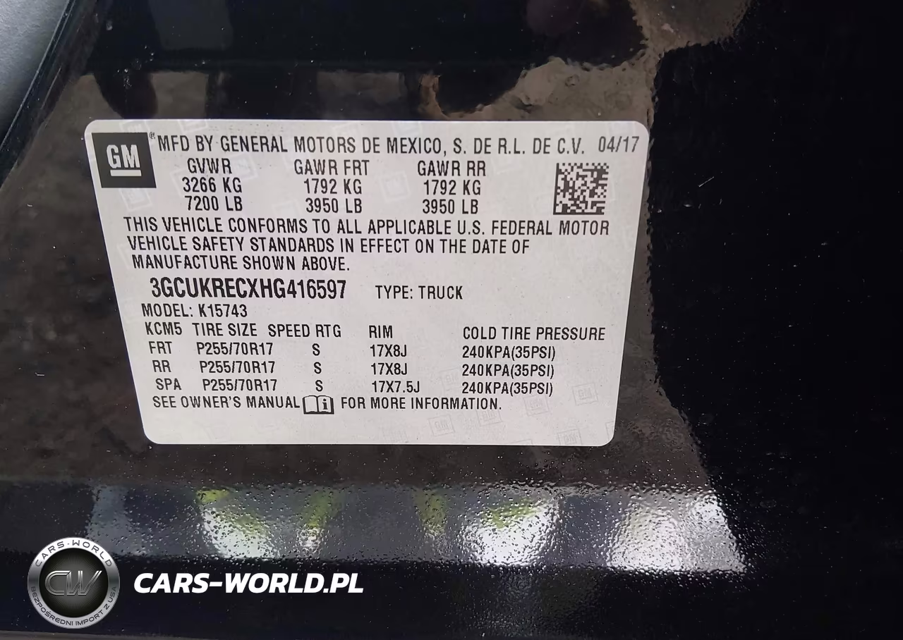 2017 Chevrolet Silverado 1500 1Lt VIN:3GCUKRECXHG416597 - 9