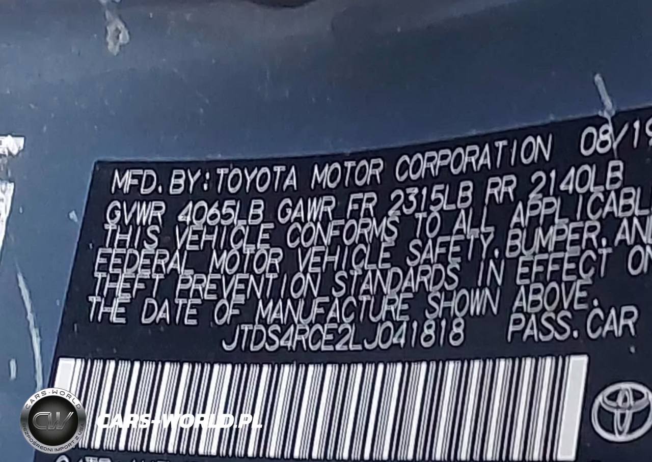 2020 Toyota Corolla Se VIN:JTDS4RCE2LJ041818 - 9