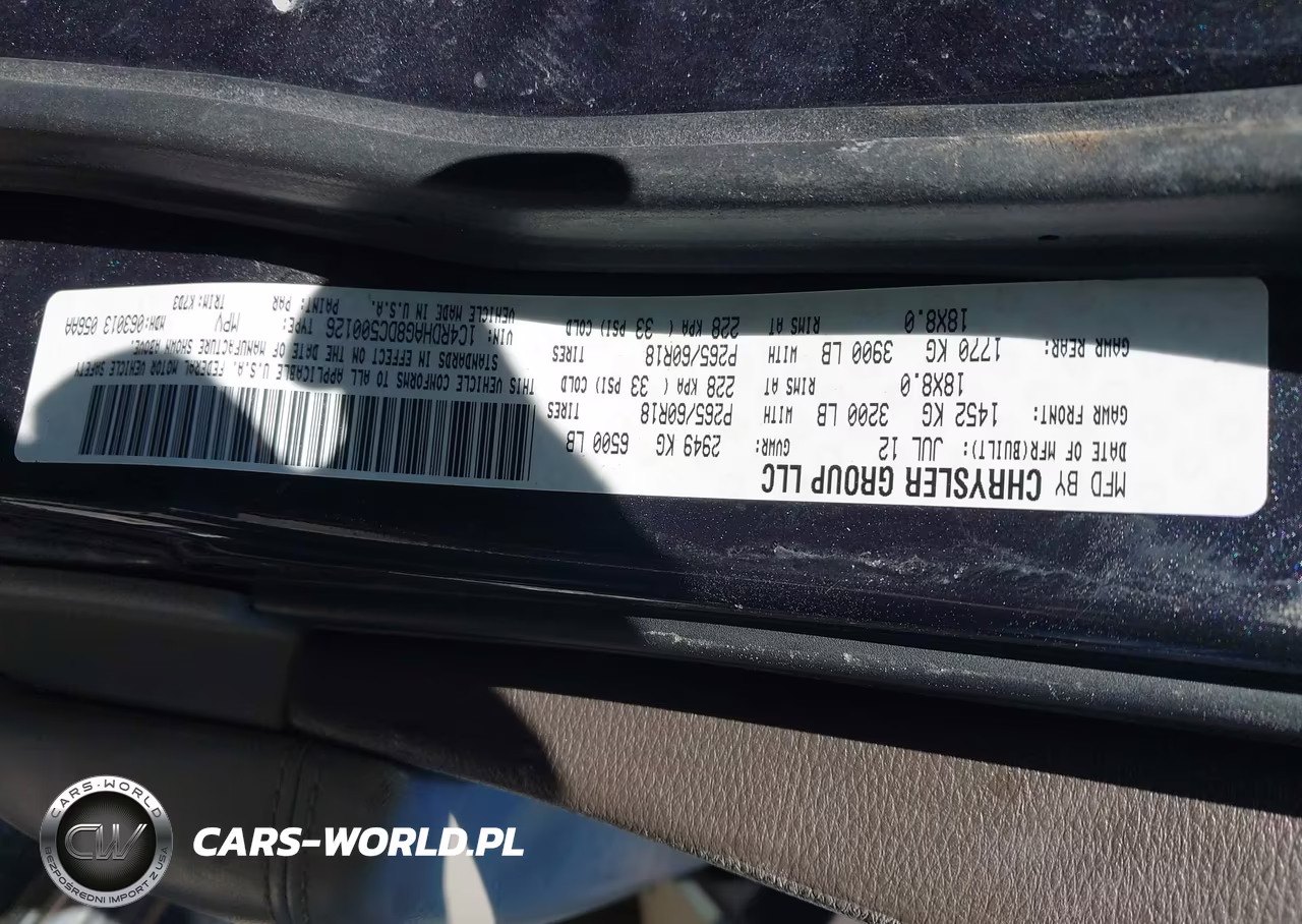 2013 Dodge Durango Sxt VIN:1C4RDHAG8DC500126 - 9