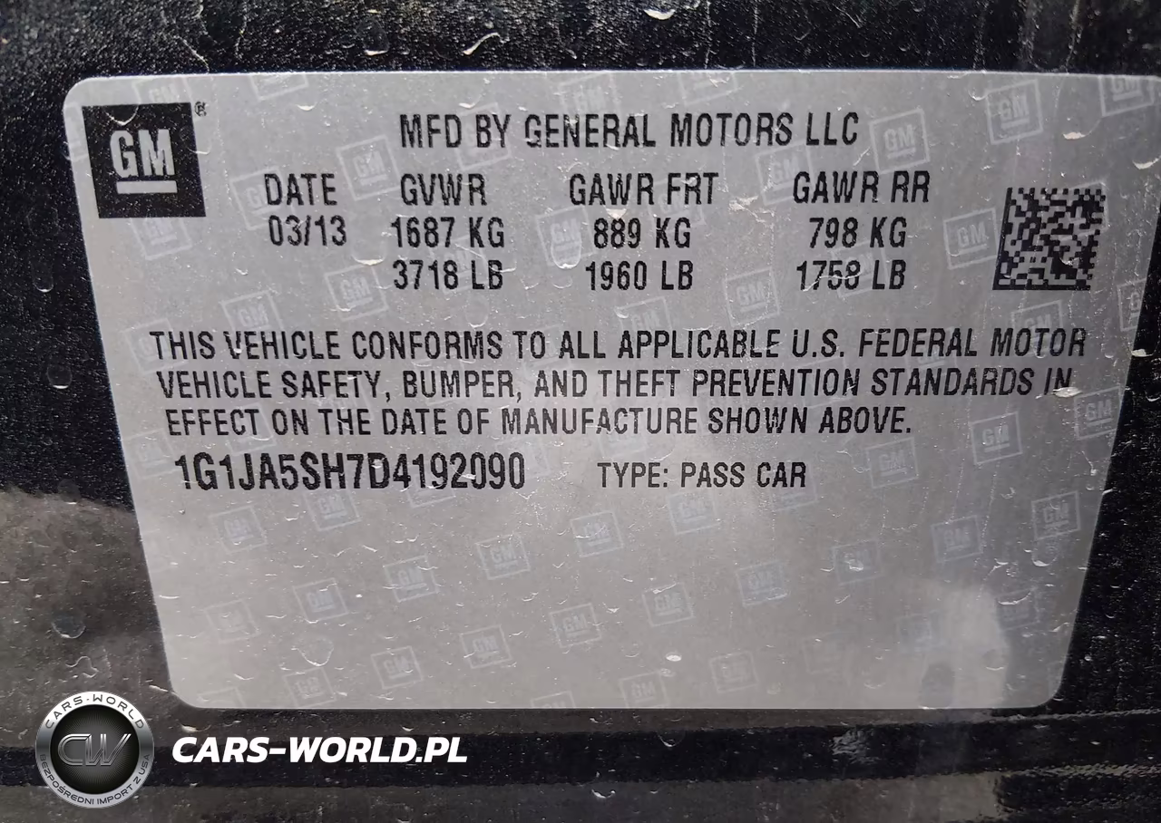 2013 Chevrolet Sonic Ls Auto VIN:1G1JA5SH7D4192090 - 9