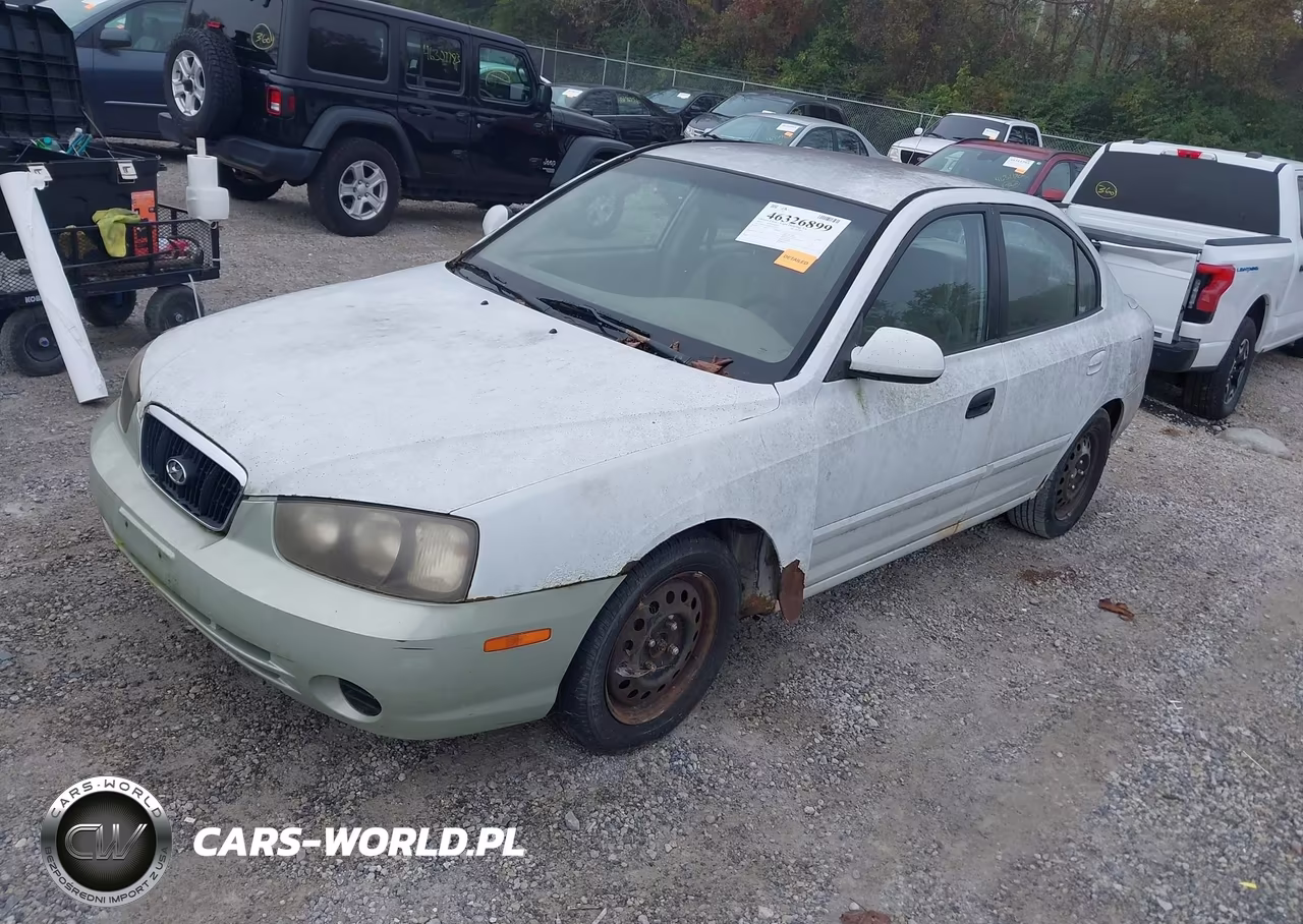 2001 Hyundai Elantra Gls VIN:KMHDN45D61U215832 - 2