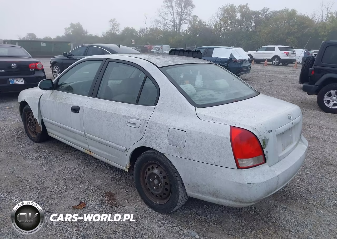2001 Hyundai Elantra Gls VIN:KMHDN45D61U215832 - 3