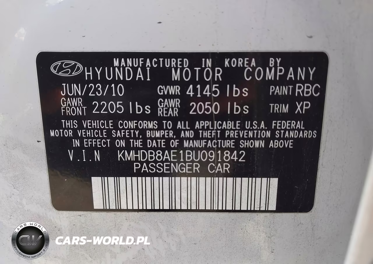 2011 Hyundai Elantra Touring Gls VIN:KMHDB8AE1BU091842 - 9
