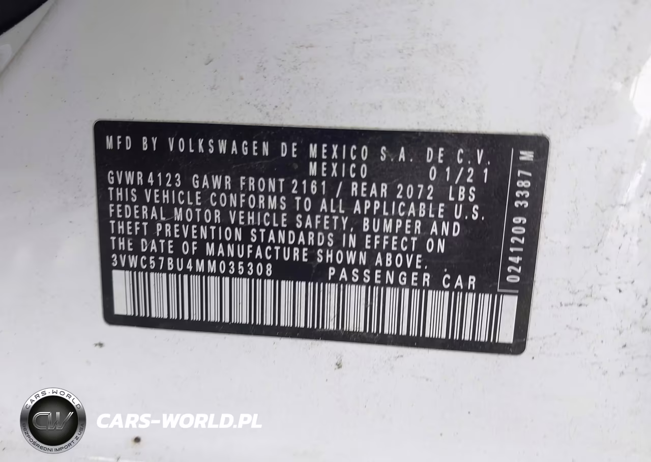 2021 Volkswagen Jetta 1.4T R-Line-1.4T S-1.4T Se VIN:3VWC57BU4MM035308 - 9