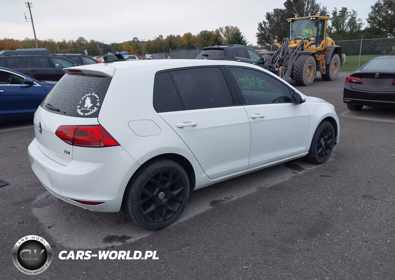 2015 Volkswagen Golf Tdi S 4-Door VIN:3VWRA7AU9FM101037 - 4