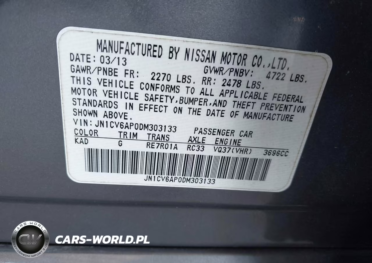 2013 Infiniti G37 Journey VIN:JN1CV6AP0DM303133 - 9