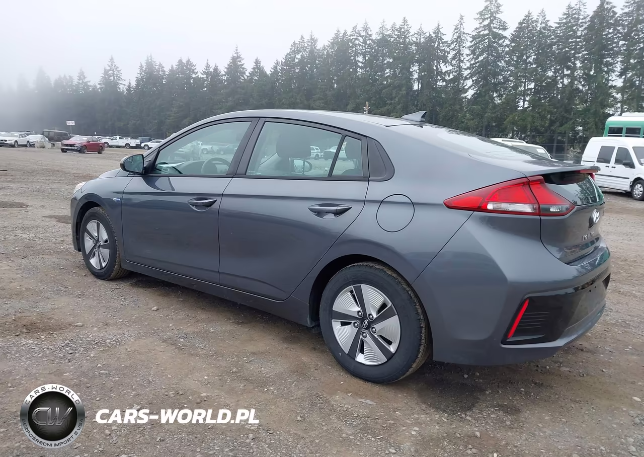 2018 Hyundai Ioniq Hybrid Blue VIN:KMHC65LC9JU076885 - 3