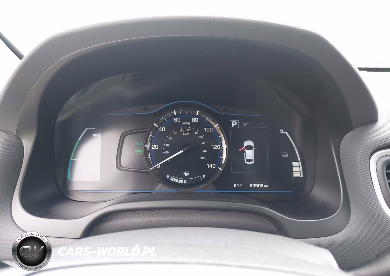 2018 Hyundai Ioniq Hybrid Blue VIN:KMHC65LC9JU076885 - 7