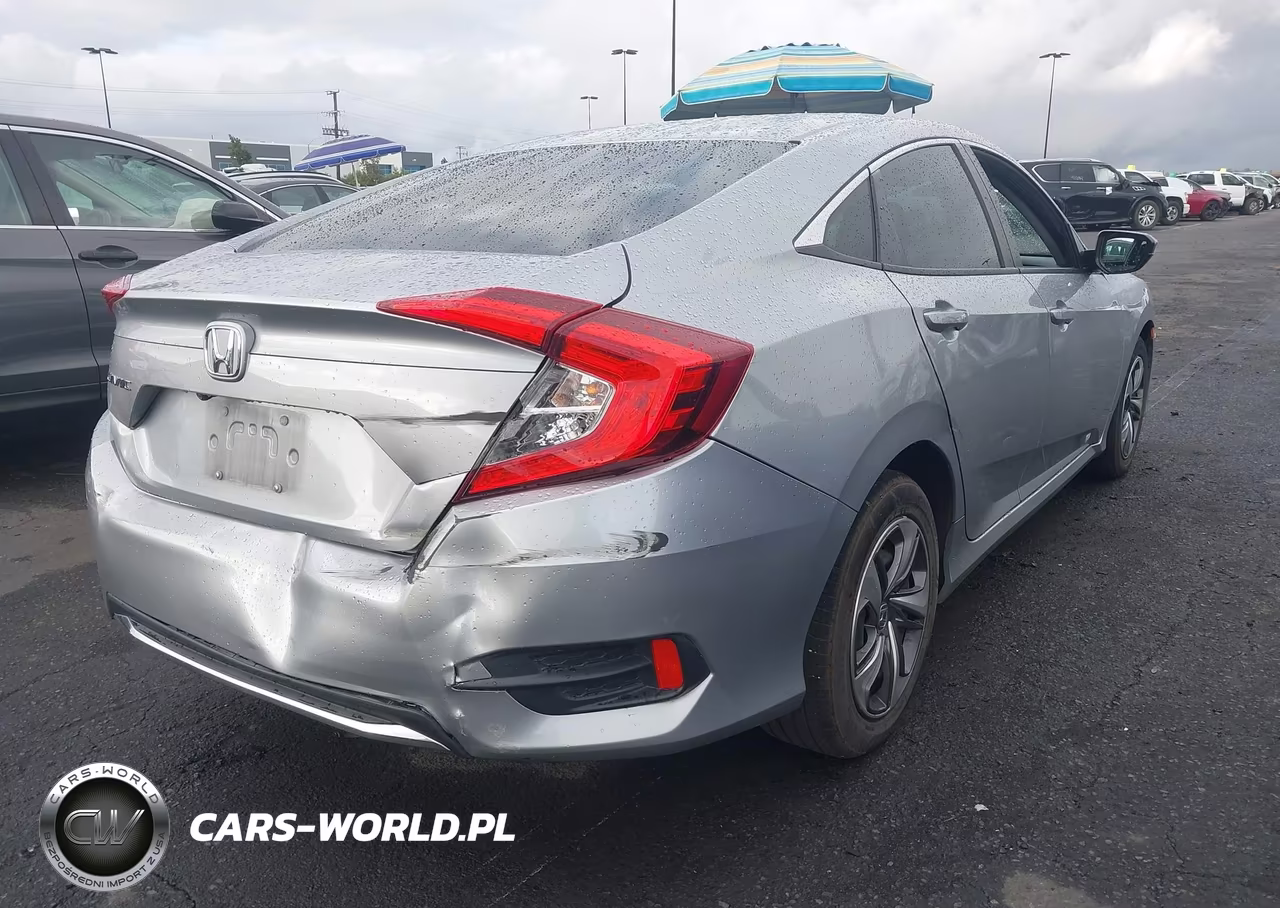 2020 Honda Civic Lx VIN:2HGFC2F63LH570827 - 4