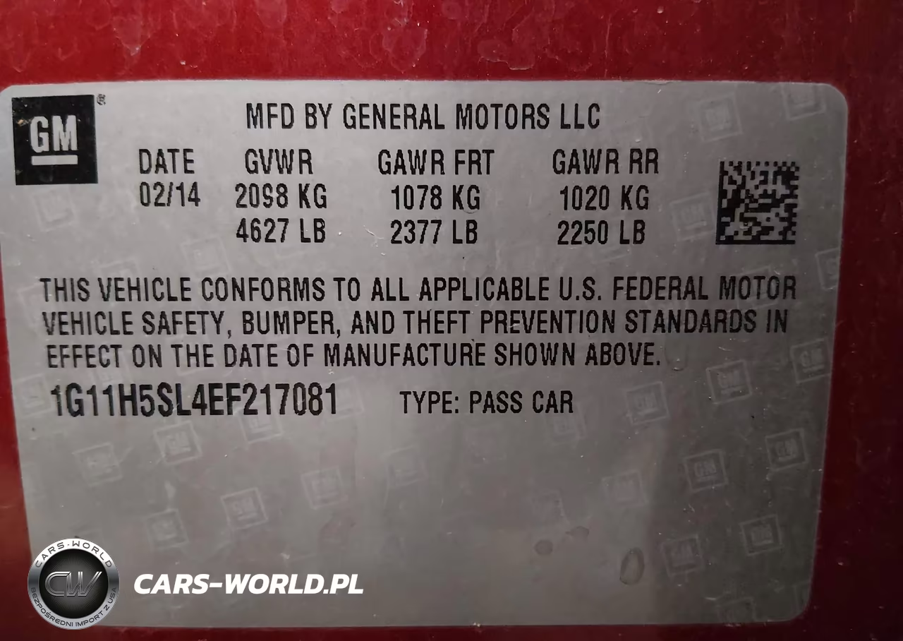 2014 Chevrolet Malibu 1Lz VIN:1G11H5SL4EF217081 - 9