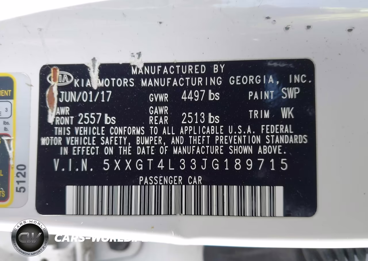 2018 Kia Optima Lx VIN:5XXGT4L33JG189715 - 9