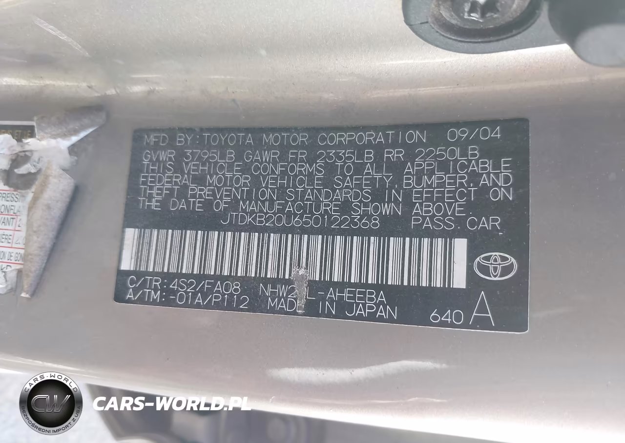 2005 Toyota Prius VIN:JTDKB20U650122368 - 9