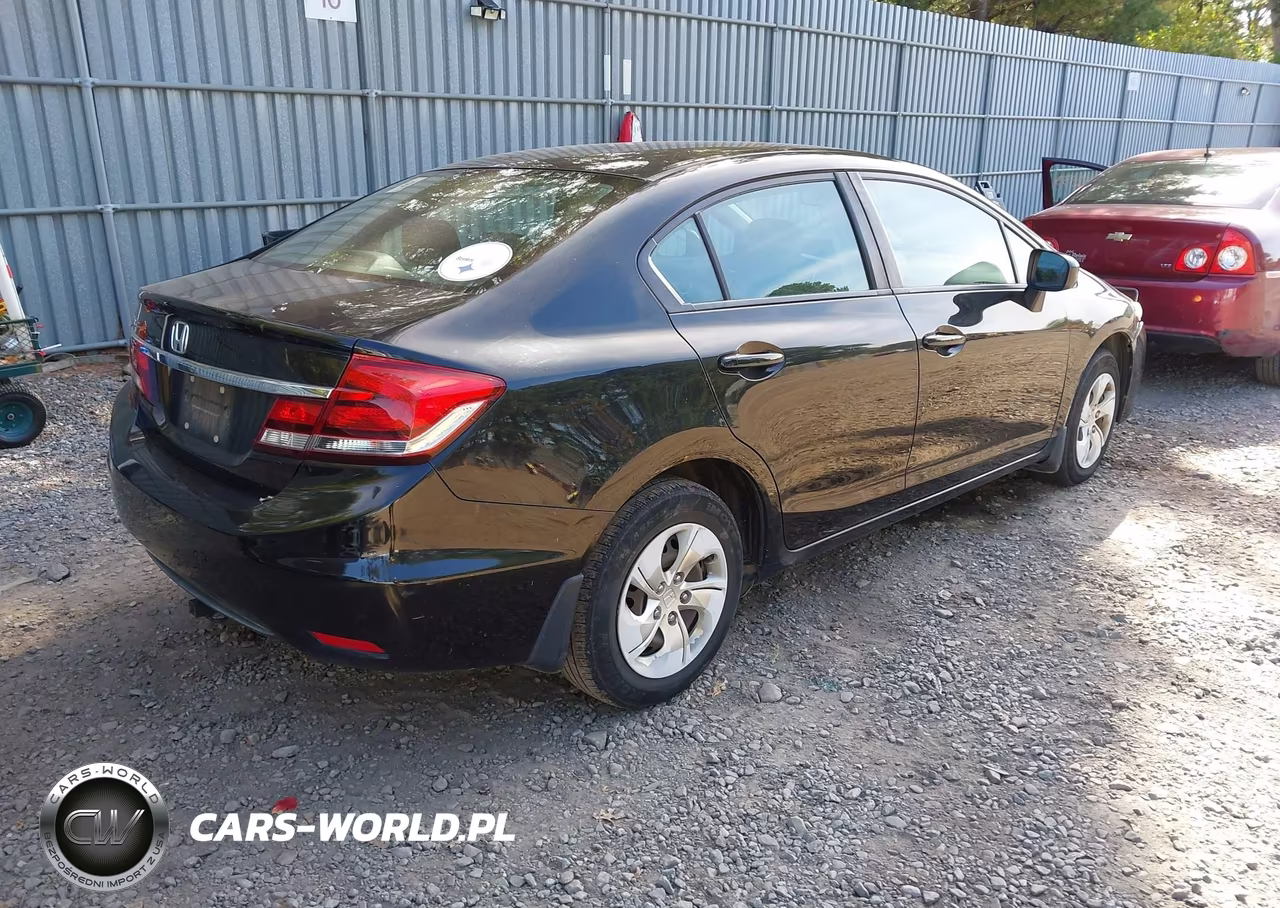 2015 Honda Civic Lx VIN:19XFB2F58FE072518 - 4