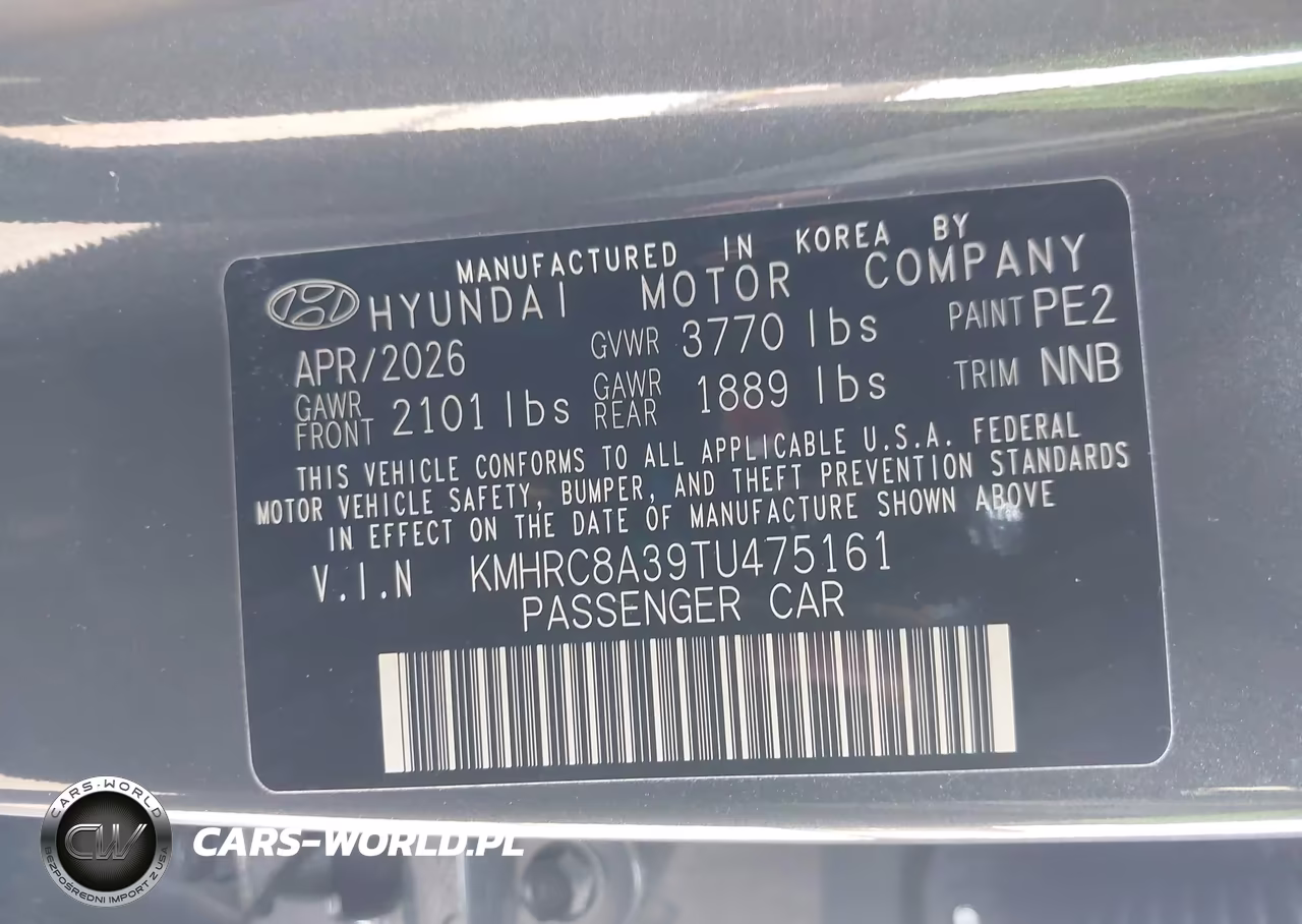 2026 Hyundai Venue Sel VIN:KMHRC8A39TU475161 - 9