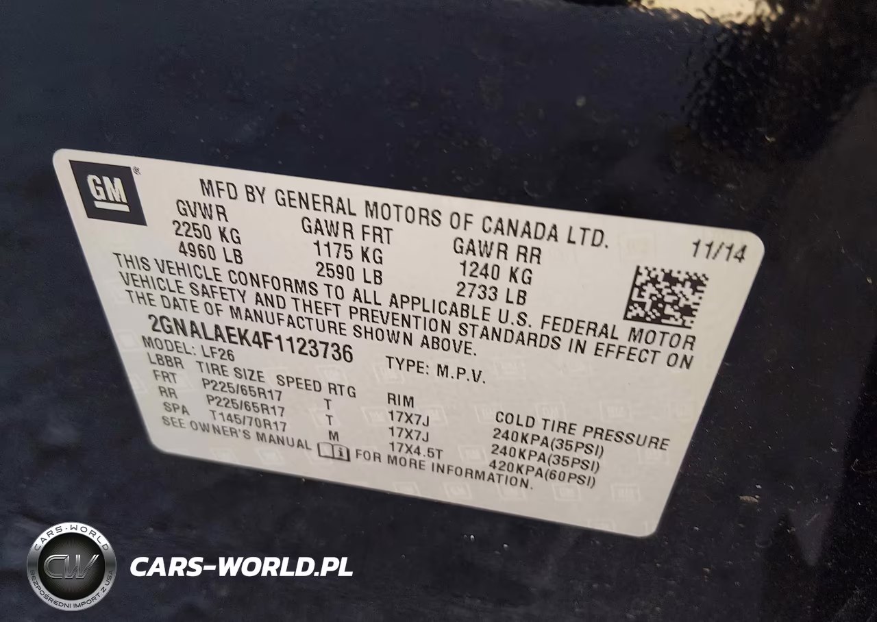 2015 Chevrolet Equinox Ls VIN:2GNALAEK4F1123736 - 9