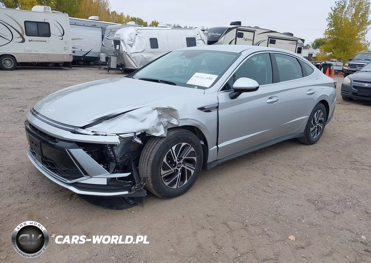 2026 Hyundai Sonata Hybrid Blue VIN:KMHL24JJ3TA168411 - 2