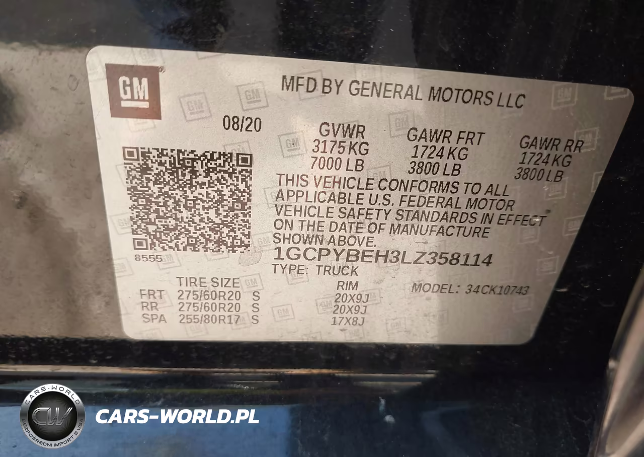 2020 Chevrolet Silverado 1500 4Wd Standard Bed Custom VIN:1GCPYBEH3LZ358114 - 9