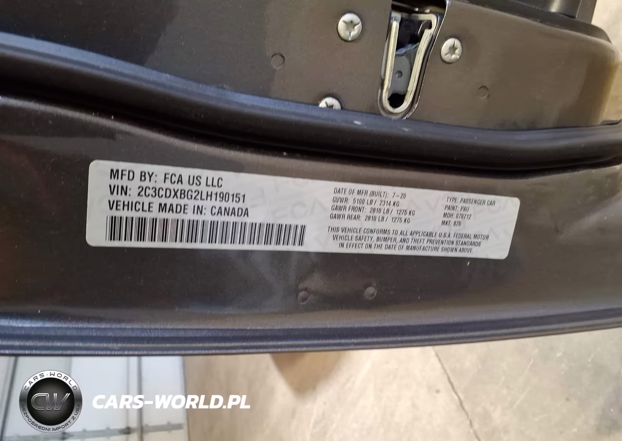 2020 Dodge Charger Sxt Rwd VIN:2C3CDXBG2LH190151 - 9