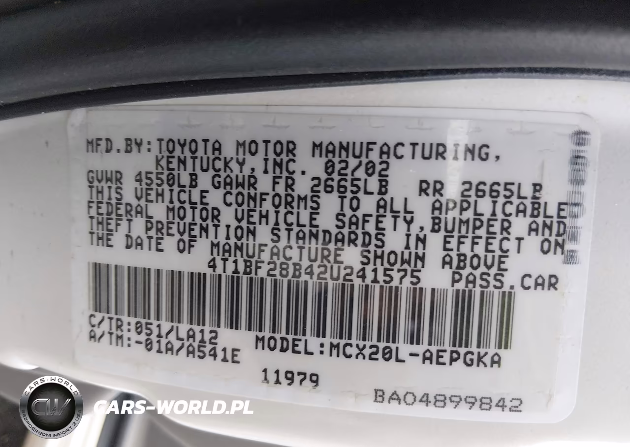 2002 Toyota Avalon Xls VIN:4T1BF28B42U241575 - 9