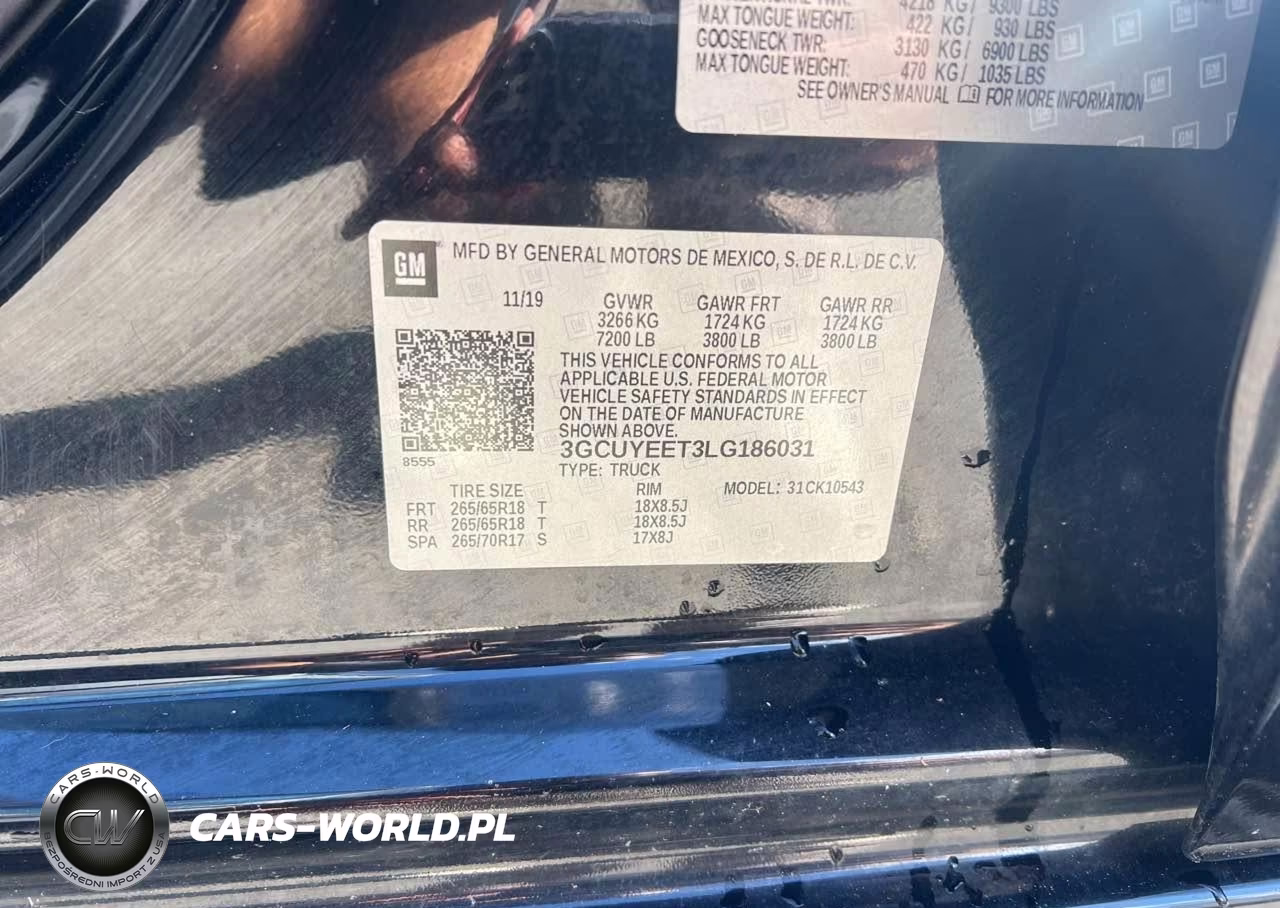 2020 Chevrolet Silverado 1500 4Wd Short Bed Rst VIN:3GCUYEET3LG186031 - 9